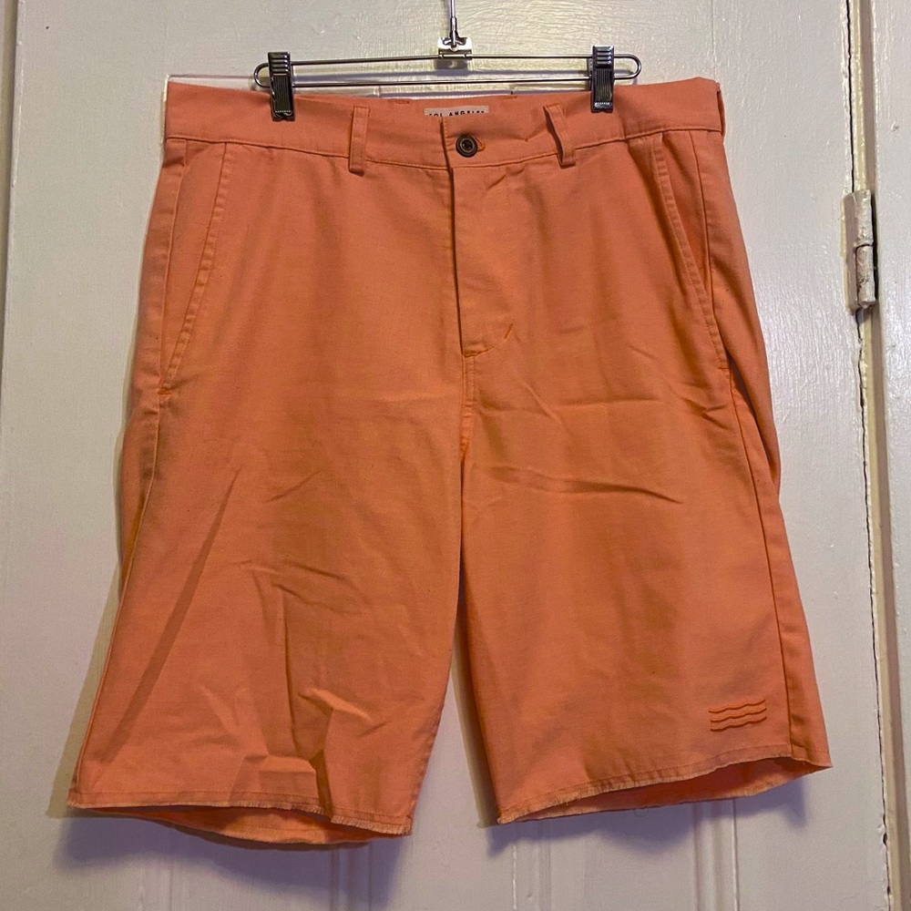 Sol Ángeles Cut Off Shorts - Medium Orange